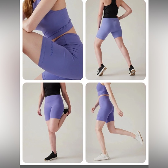 Athleta elation train 7” biker shorts - Picture 3 of 4
